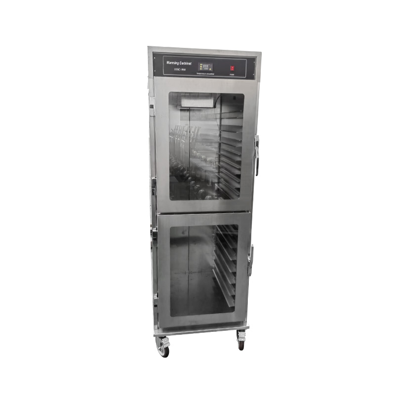 Vertical warming cabinet